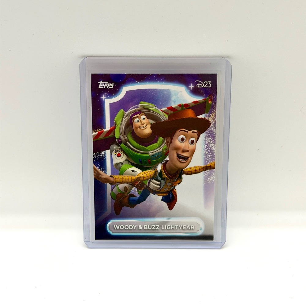 Topps Disney D23 Exclusive Woody & Buzz Lightyear Promo Card D23-1 Toy Story